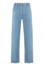 Load image into Gallery viewer, Denim cargo trousers
