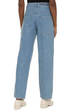 Load image into Gallery viewer, Denim cargo trousers
