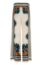 Load image into Gallery viewer, Printed silk wide-leg trousers
