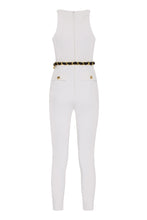 Load image into Gallery viewer, Belted crepe jumpsuit
