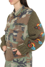 Load image into Gallery viewer, Knitted sleeves jacket
