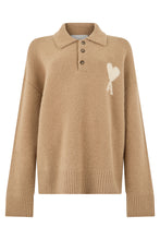 Load image into Gallery viewer, Sweater with collar and logo
