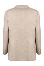 Load image into Gallery viewer, Wool blend single-breast jacket
