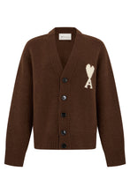 Load image into Gallery viewer, Cardigan with logo in jacquard
