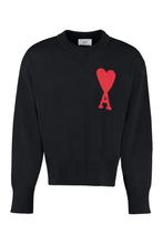 Load image into Gallery viewer, Intarsia crew-neck sweater
