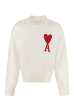 Load image into Gallery viewer, Intarsia crew-neck sweater
