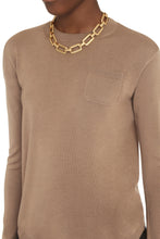 Load image into Gallery viewer, Ultra long sleeve crew-neck sweater
