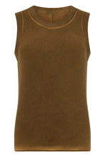 Load image into Gallery viewer, Ribbed viscose tank top
