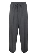 Load image into Gallery viewer, Wool trousers with an elasticated waist
