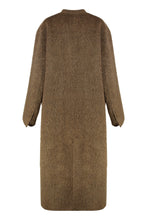Load image into Gallery viewer, Long coat in mixed wool
