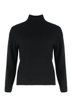 Load image into Gallery viewer, Sweater with high collar in cashmere and silk

