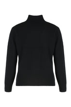 Load image into Gallery viewer, Sweater with high collar in cashmere and silk
