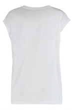 Load image into Gallery viewer, Draped and relaxed top in Pima cotton blend
