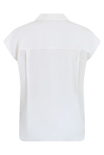 Load image into Gallery viewer, Silk blouse with short sleeves
