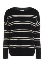 Load image into Gallery viewer, Striped crew-neck sweater
