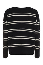 Load image into Gallery viewer, Striped crew-neck sweater
