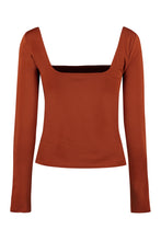 Load image into Gallery viewer, Long sleeve stretch cotton t-shirt
