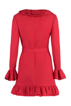 Load image into Gallery viewer, Ruffled crepe mini dress
