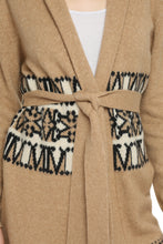 Load image into Gallery viewer, Jacquard motif cardigan
