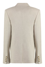 Load image into Gallery viewer, Vanadio cotton double-breasted blazer
