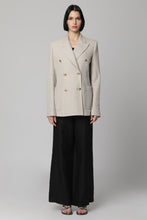 Load image into Gallery viewer, Vanadio cotton double-breasted blazer
