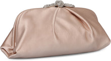Load image into Gallery viewer, Very Bow Tie Crystal clutch
