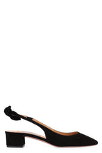 Load image into Gallery viewer, Very Bow Tie leather slingback pumps
