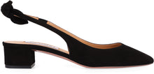 Load image into Gallery viewer, Very Bow Tie leather slingback pumps

