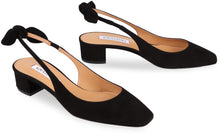 Load image into Gallery viewer, Very Bow Tie leather slingback pumps
