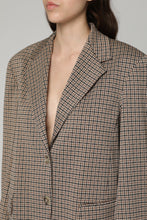 Load image into Gallery viewer, Veletta houndstooth pattern blazer
