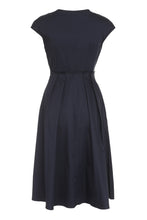 Load image into Gallery viewer, Vertice draped dress
