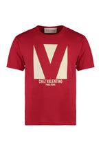 Load image into Gallery viewer, Cotton crew-neck T-shirt

