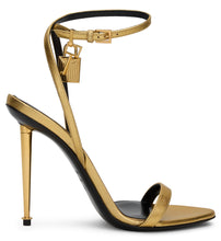 Load image into Gallery viewer, High-heeled sandals in metal
