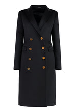 Load image into Gallery viewer, C-Xena Double-breasted virgin wool  coat
