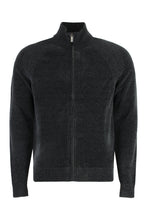 Load image into Gallery viewer, Chenille full-zip sweater
