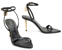 Load image into Gallery viewer, High-heeled sandal in leather
