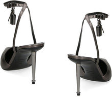 Load image into Gallery viewer, Padlock leather slingback pumps
