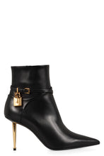 Load image into Gallery viewer, Leather pointy toe ankle boots
