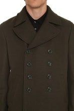 Load image into Gallery viewer, Double-breasted wool coat
