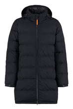 Load image into Gallery viewer, Techno fabric long down jacket
