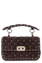 Load image into Gallery viewer, Rockstud Spike small handbag in suede
