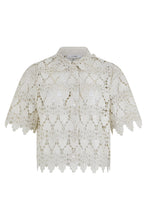 Load image into Gallery viewer, Shirt with lace buttons
