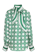 Load image into Gallery viewer, Printed silk blouse
