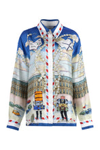 Load image into Gallery viewer, Printed silk shirt
