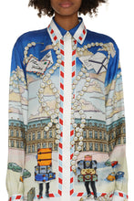 Load image into Gallery viewer, Printed silk shirt

