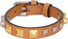 Load image into Gallery viewer, Rockstud bracelet in leather
