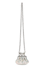 Load image into Gallery viewer, Bag Pasticcino nano in satin with rhinestones

