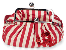 Load image into Gallery viewer, Shoulder bag Pasticcino in cotton with stripes
