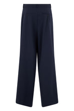 Load image into Gallery viewer, Wide-leg pants in wool blend

