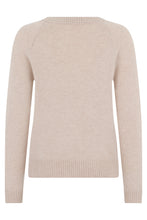Load image into Gallery viewer, Cashmere beige melange sweater
